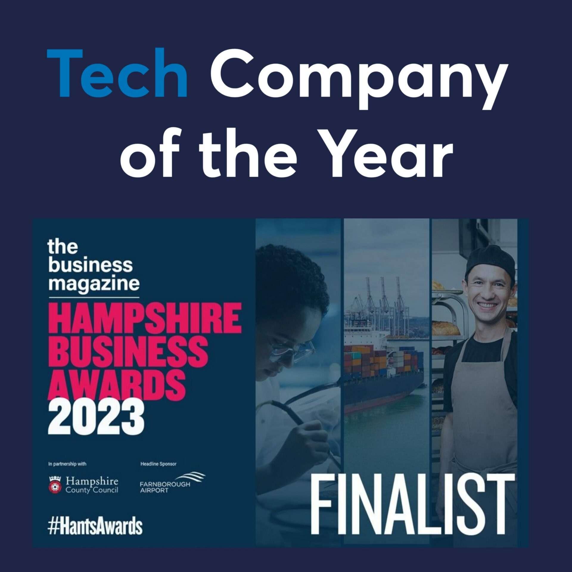 HB Tech have been shortlisted for ‘Tech Company Of The Year’